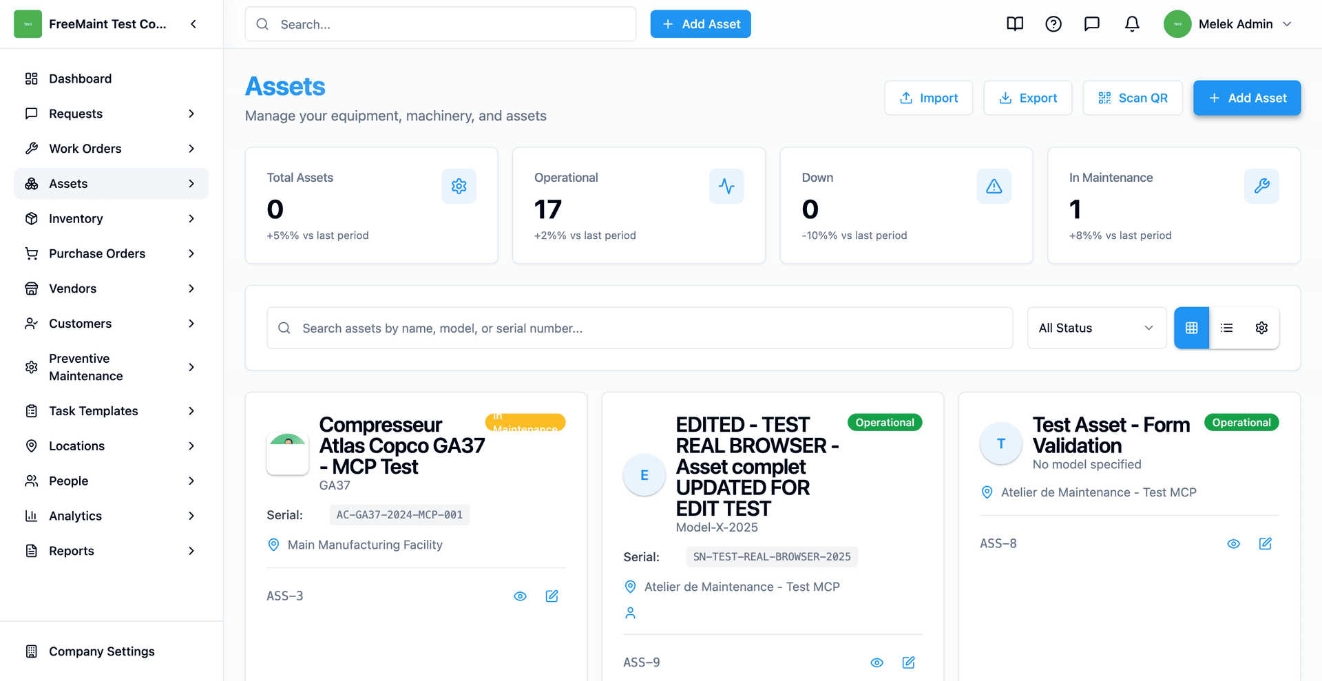 Assets Registry